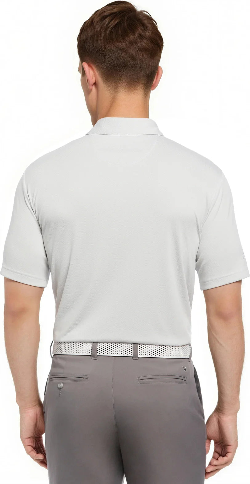 Callaway Golf Cgm692 Men’s Cooling Birdseye Polo - White - Adult s