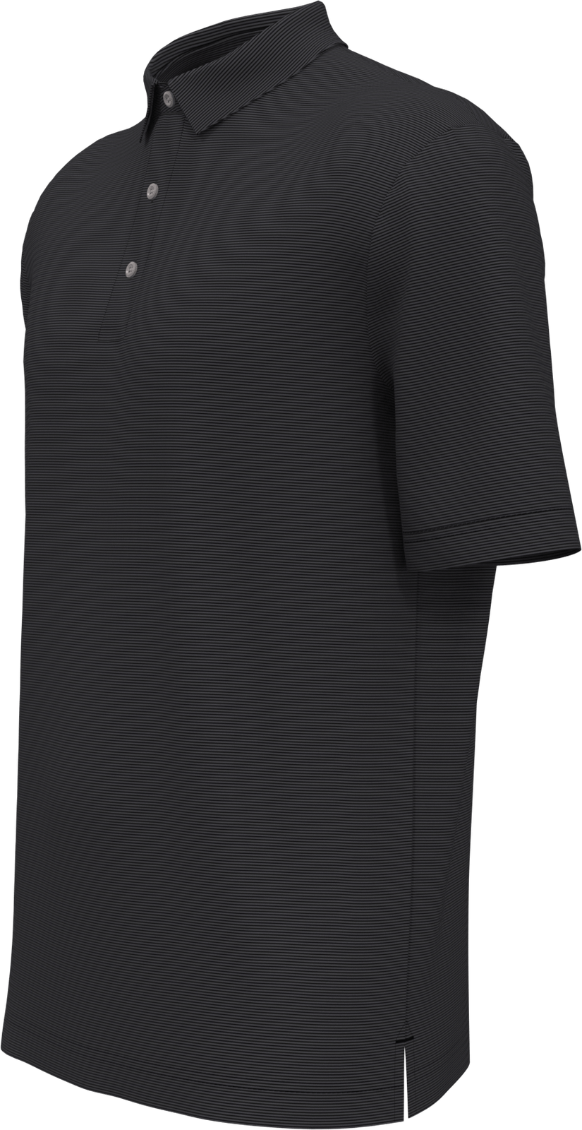 Callaway Golf Cgm711 Short Sleeve Fine Line Stripe Polo - Black