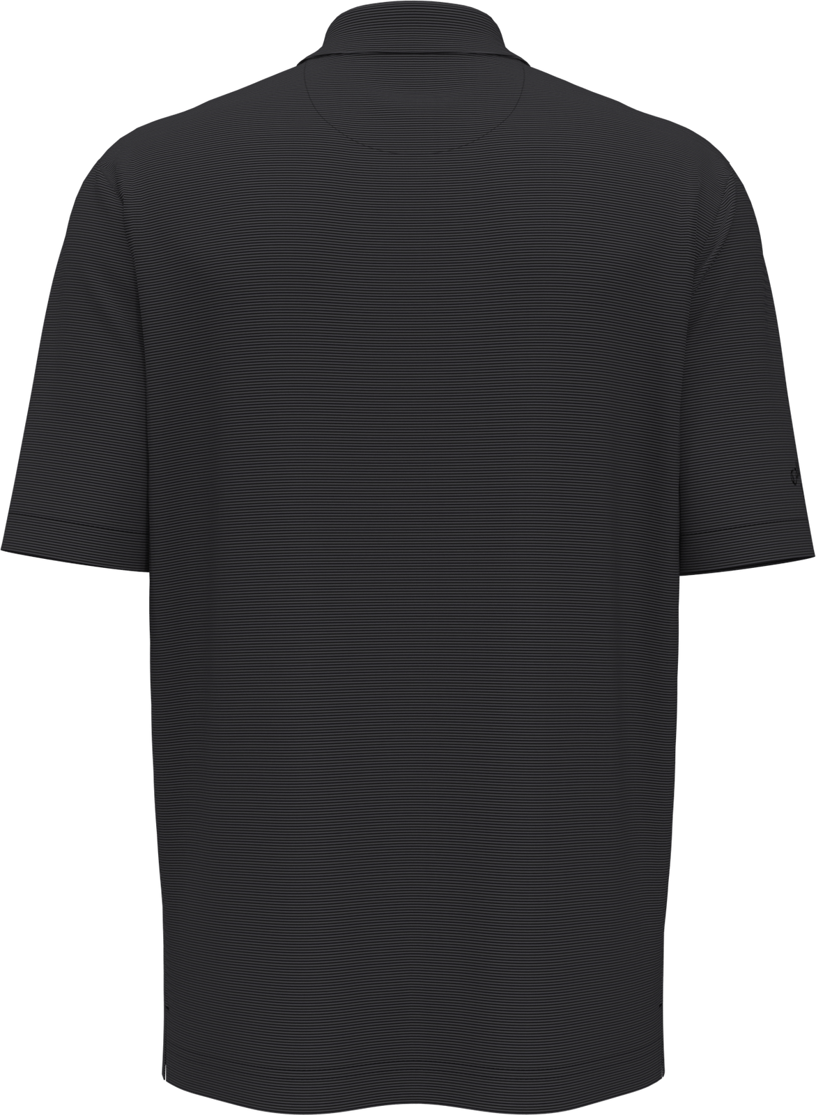Callaway Golf Cgm711 Short Sleeve Fine Line Stripe Polo - Black