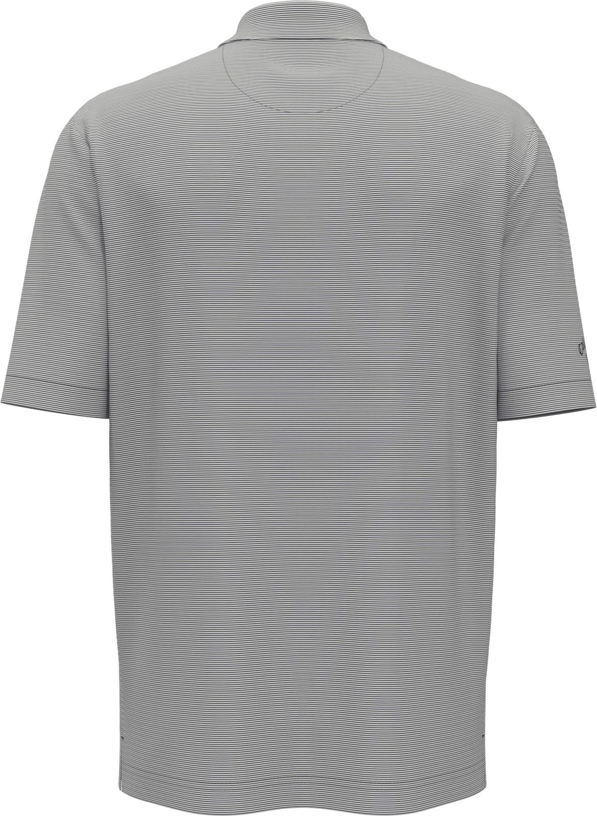 Callaway Golf Cgm711 Short Sleeve Fine Line Stripe Polo - Peacoat White