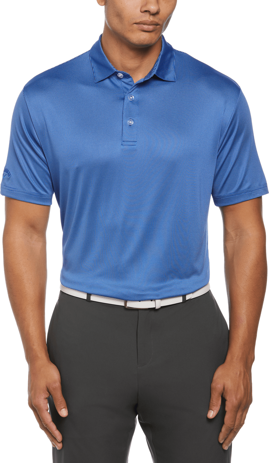 Callaway Golf Cgm711 Short Sleeve Fine Line Stripe Polo - Surf the Web