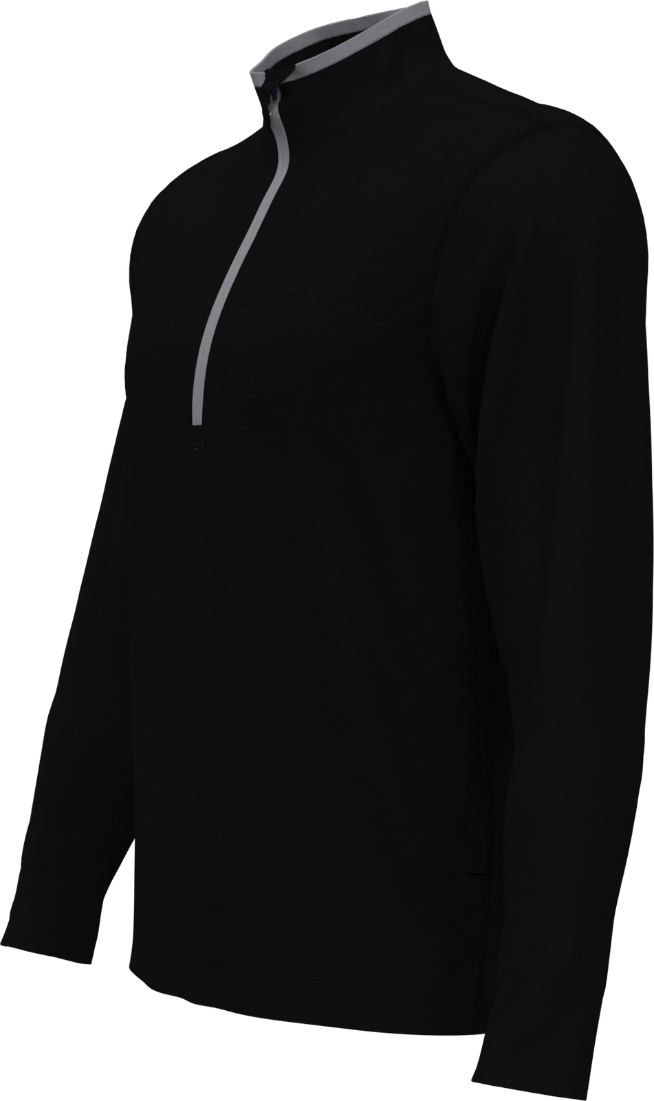 Callaway Golf Cgm715 Long Sleeve Ottoman Fleece 1/4 Zip Pullover Sweater - Black