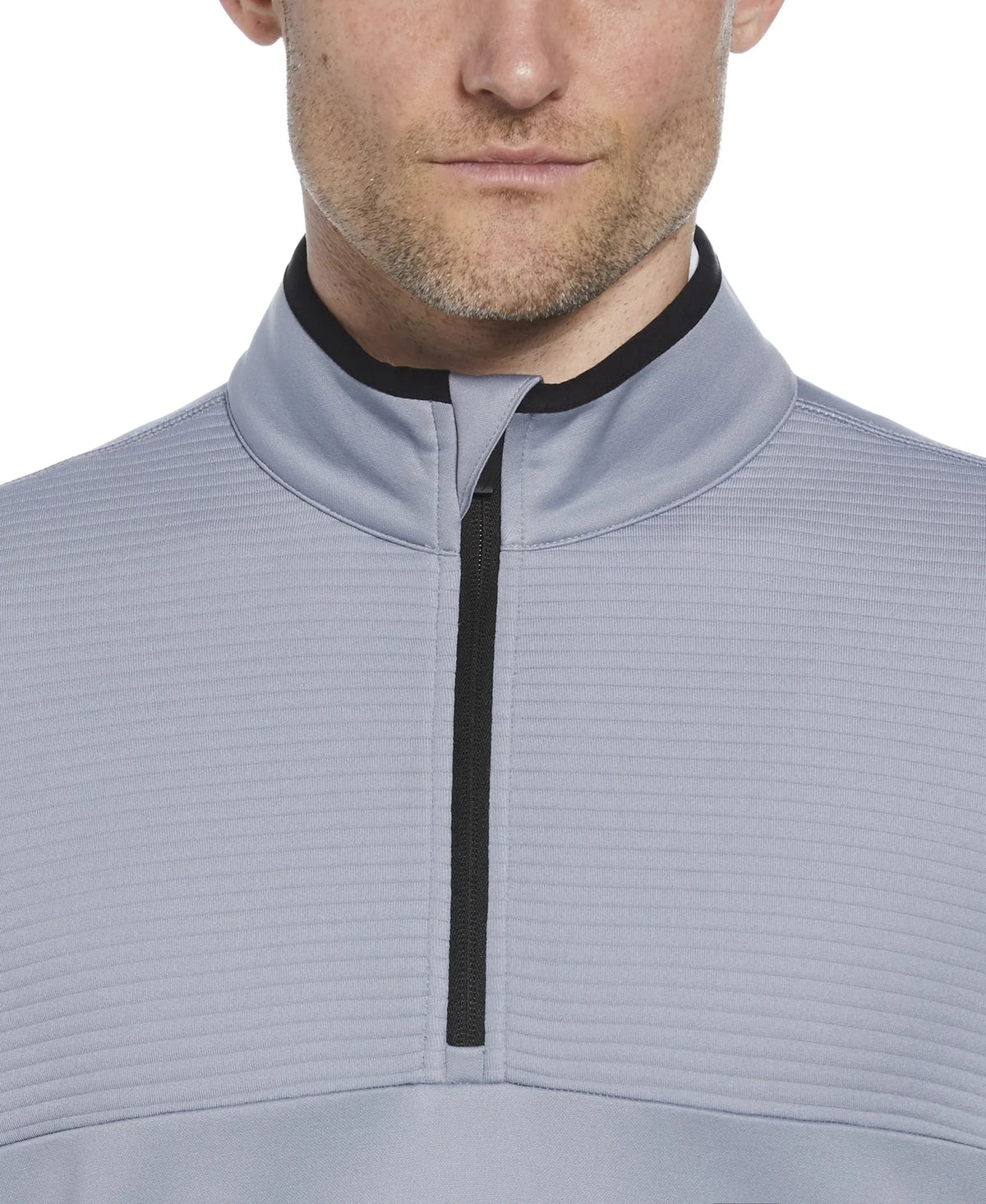 Callaway Golf Cgm715 Long Sleeve Ottoman Fleece 1/4 Zip Pullover Sweater - Tradewinds