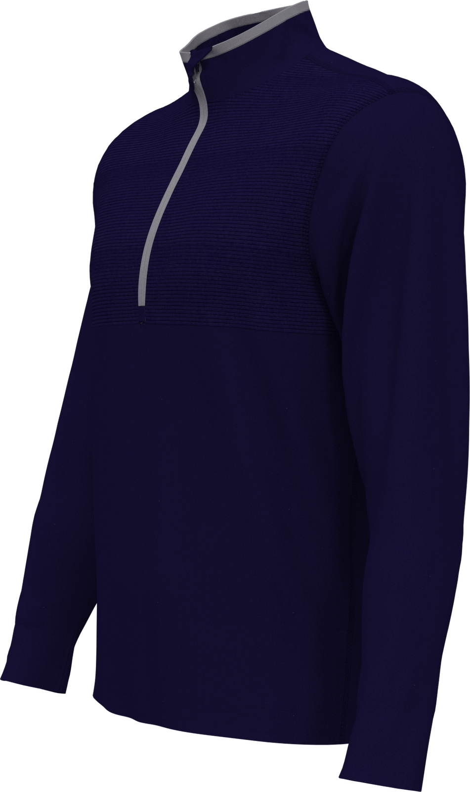 Callaway Golf Cgm715 Long Sleeve Ottoman Fleece 1/4 Zip Pullover Sweater - Peacoat