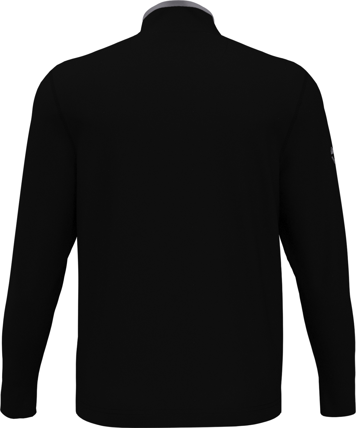 Callaway Golf Cgm715 Long Sleeve Ottoman Fleece 1/4 Zip Pullover Sweater - Black