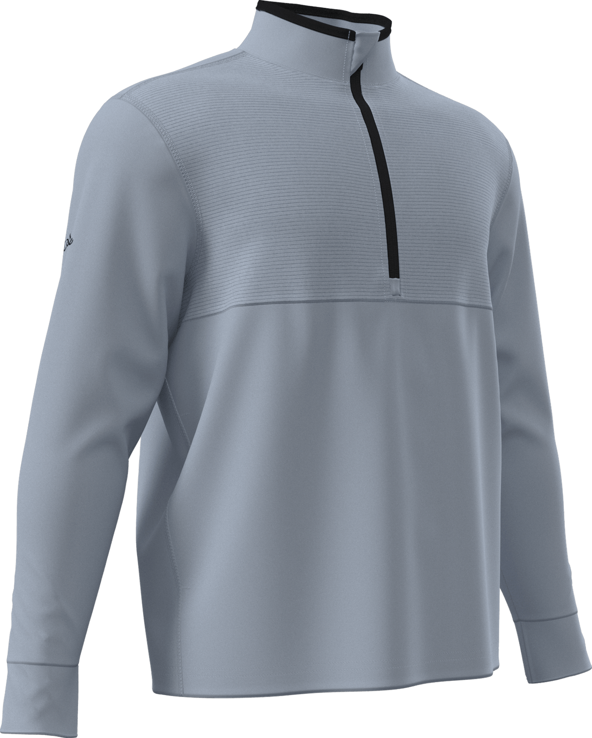 Callaway Golf Cgm715 Long Sleeve Ottoman Fleece 1/4 Zip Pullover Sweater - Tradewinds
