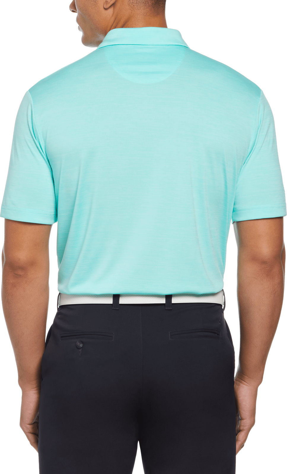 Callaway Golf Cgm737 Broken Strpe Polo - Aruba Blue