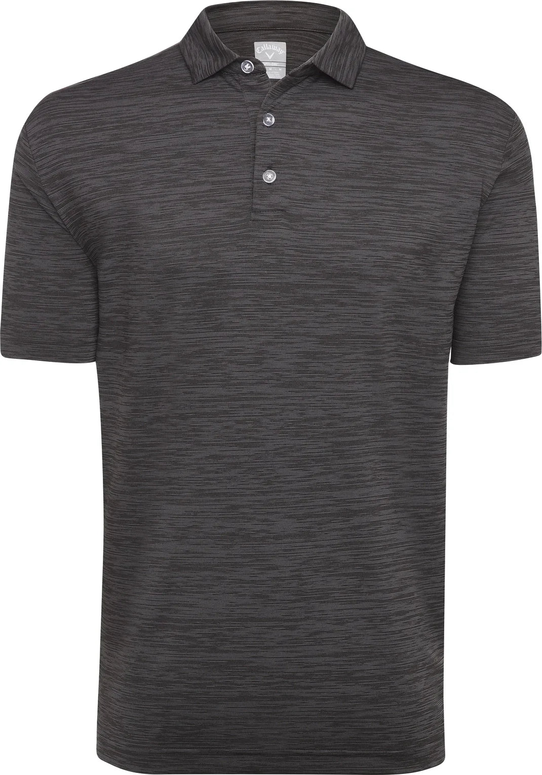 Callaway Golf Cgm737 Broken Strpe Polo - Black