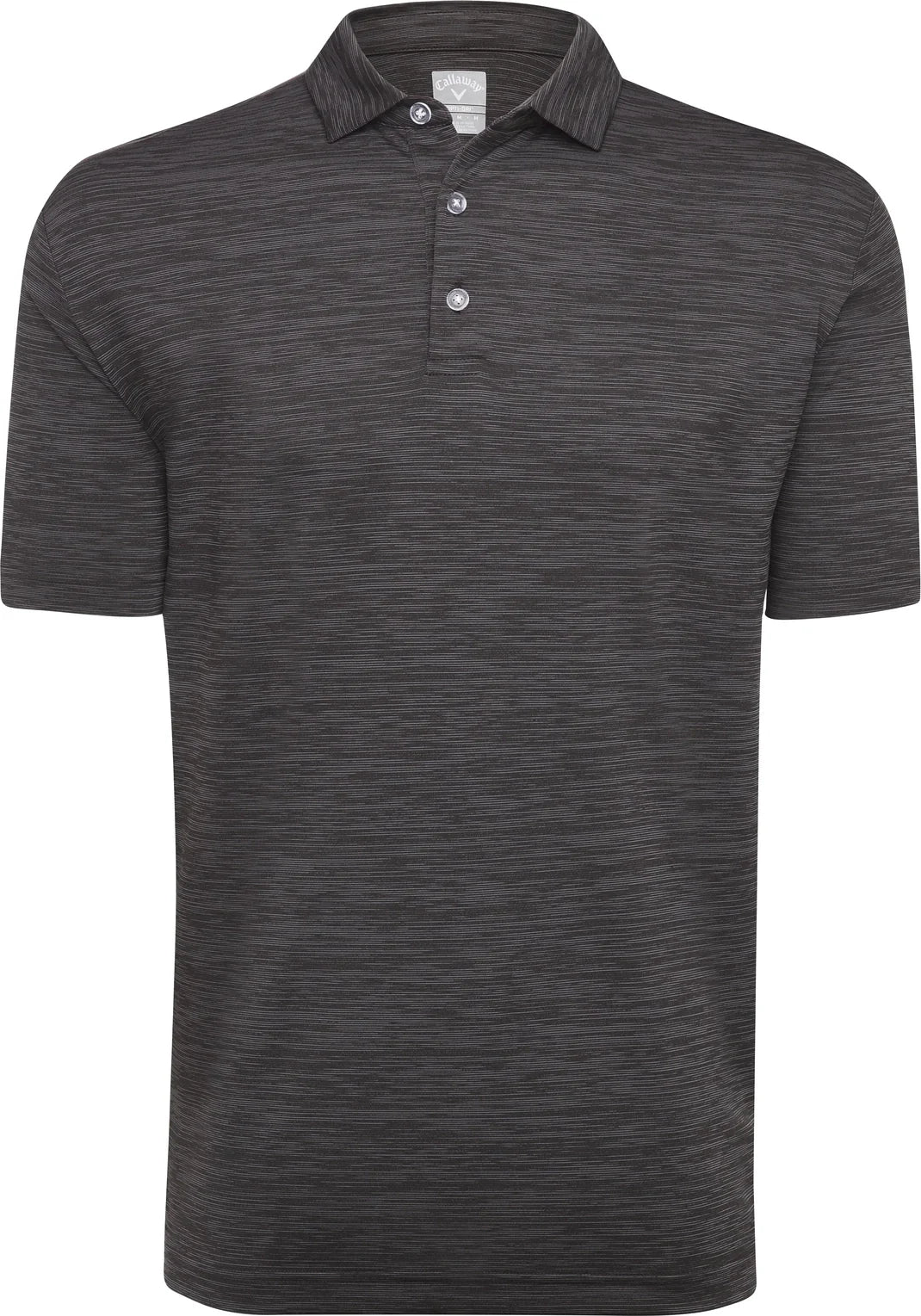 Callaway Golf Cgm737 Broken Strpe Polo - Black