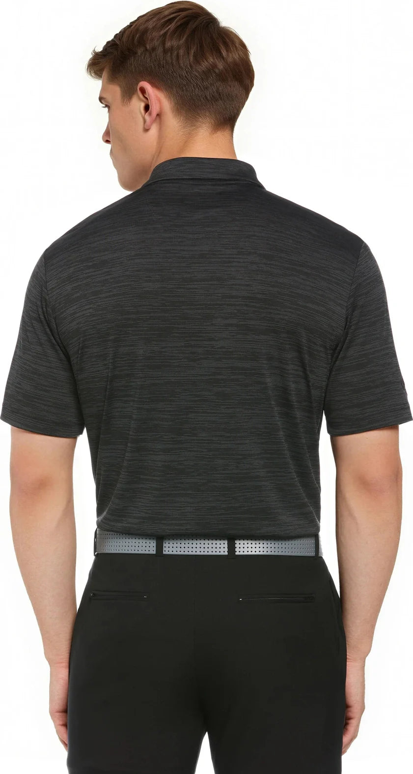Callaway Golf Cgm737 Broken Strpe Polo - Black - Adult s