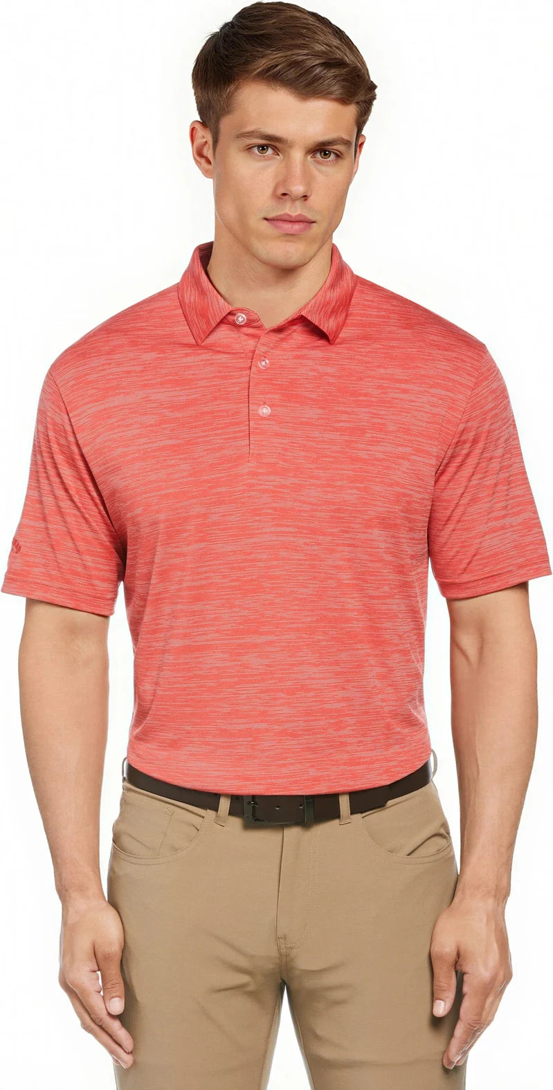 Callaway Golf Cgm737 Broken Strpe Polo - Cayenne - Adult s