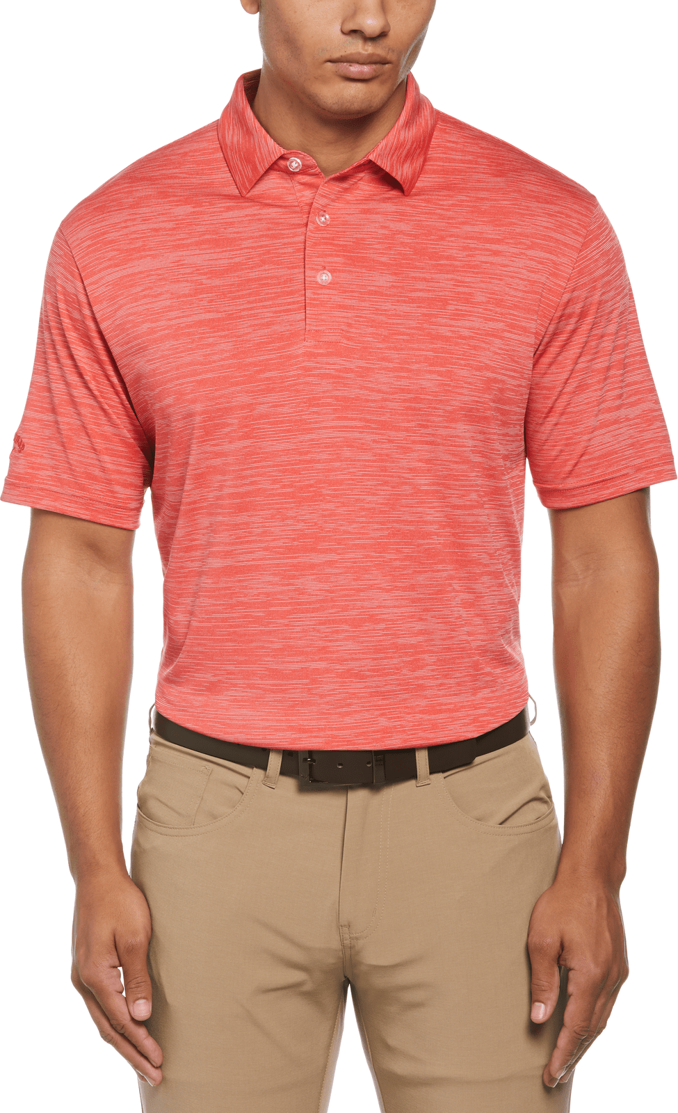 Callaway Golf Cgm737 Broken Strpe Polo - Cayenne
