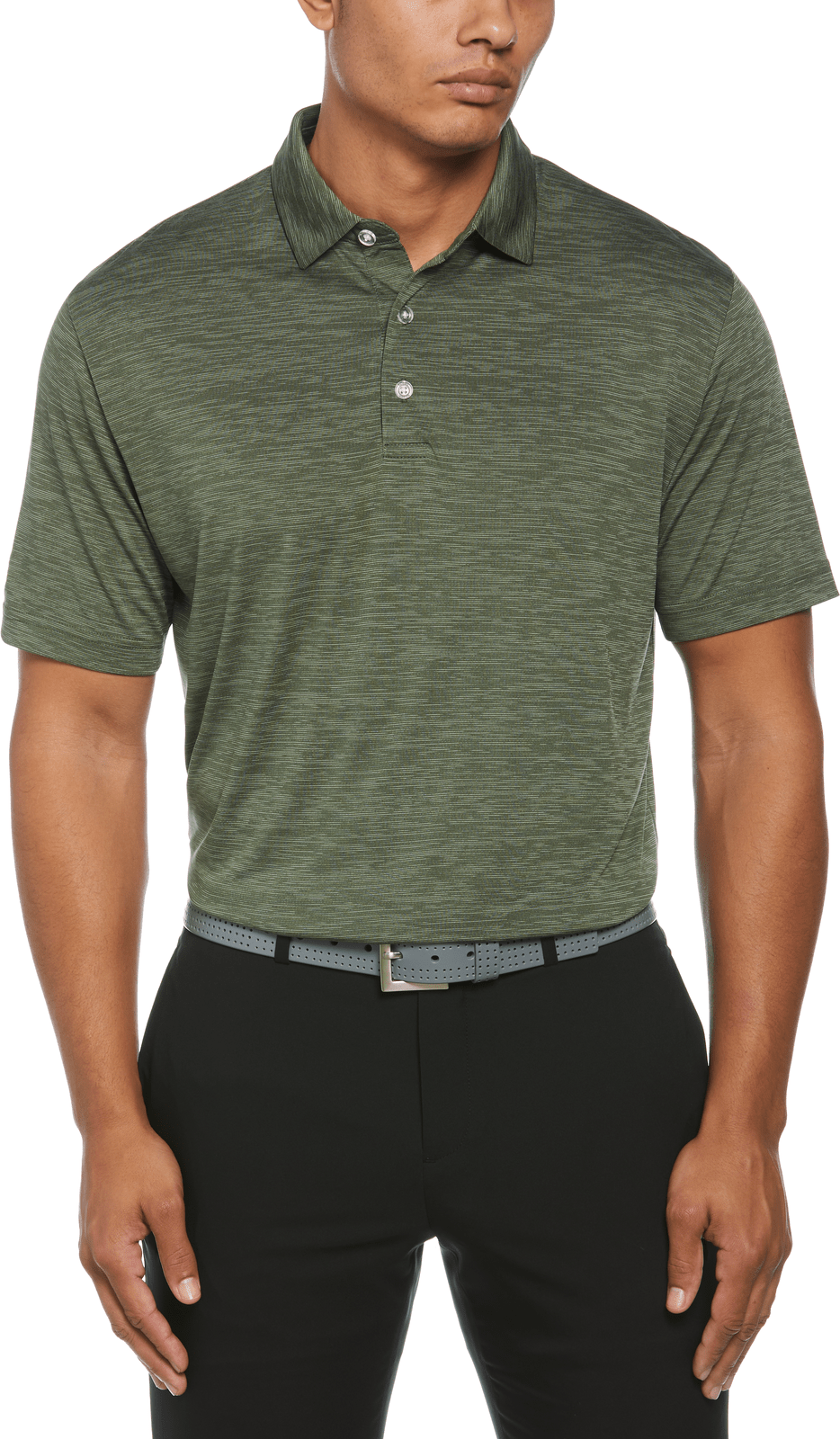 Callaway Golf Cgm737 Broken Strpe Polo - Hedge Green
