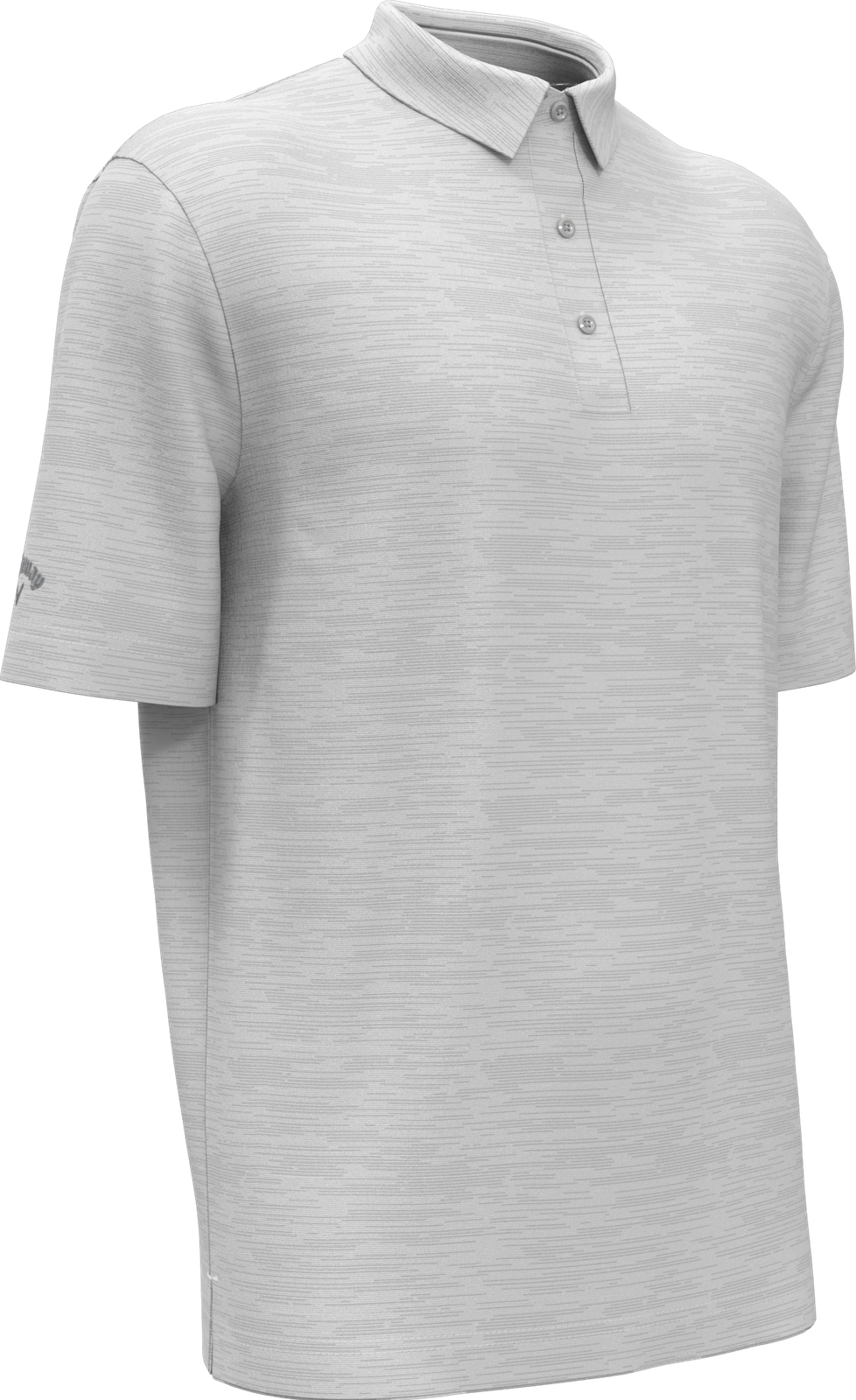 Callaway Golf Cgm737 Broken Strpe Polo - White