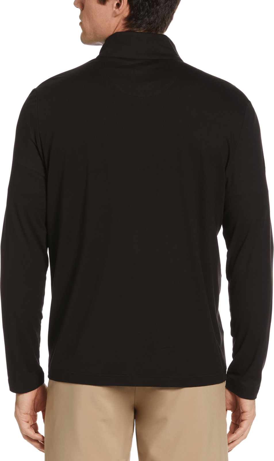 Callaway Golf Cgm742 Lightweight Long Sleeve 1/4 Zip Shirt - Black