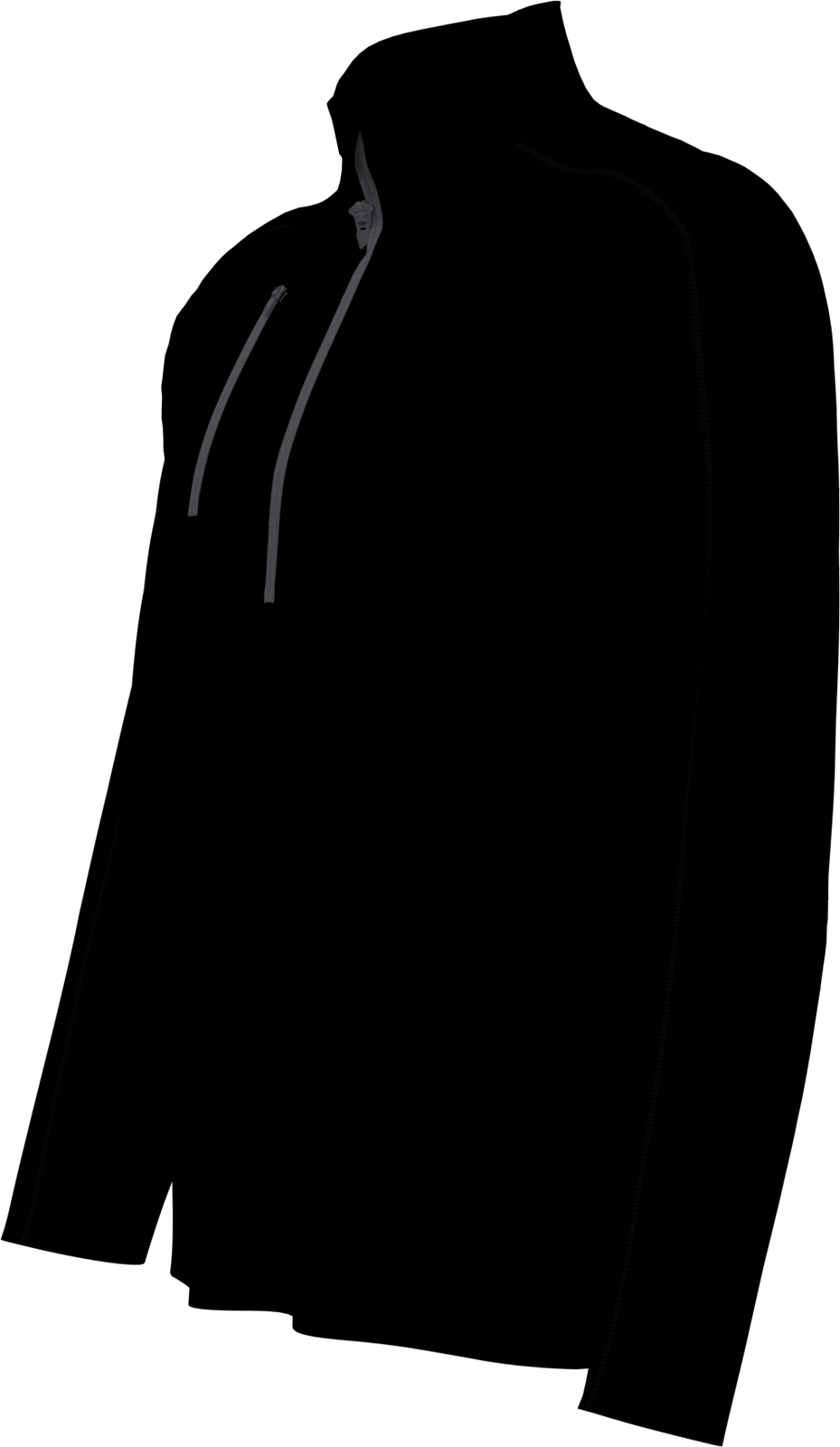 Callaway Golf Cgm742 Lightweight Long Sleeve 1/4 Zip Shirt - Black