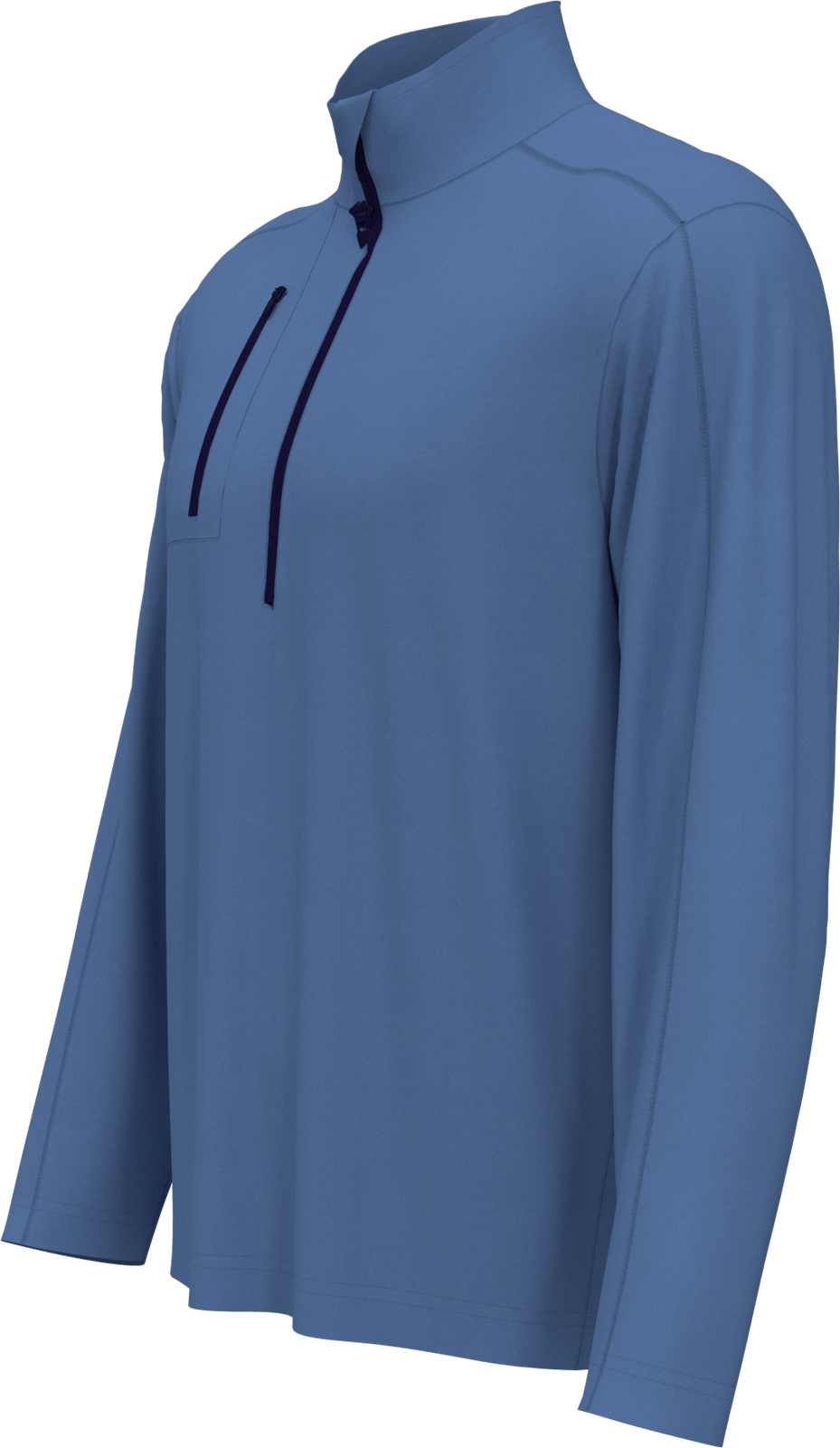 Callaway Golf Cgm742 Lightweight Long Sleeve 1/4 Zip Shirt - Coastal Fjord