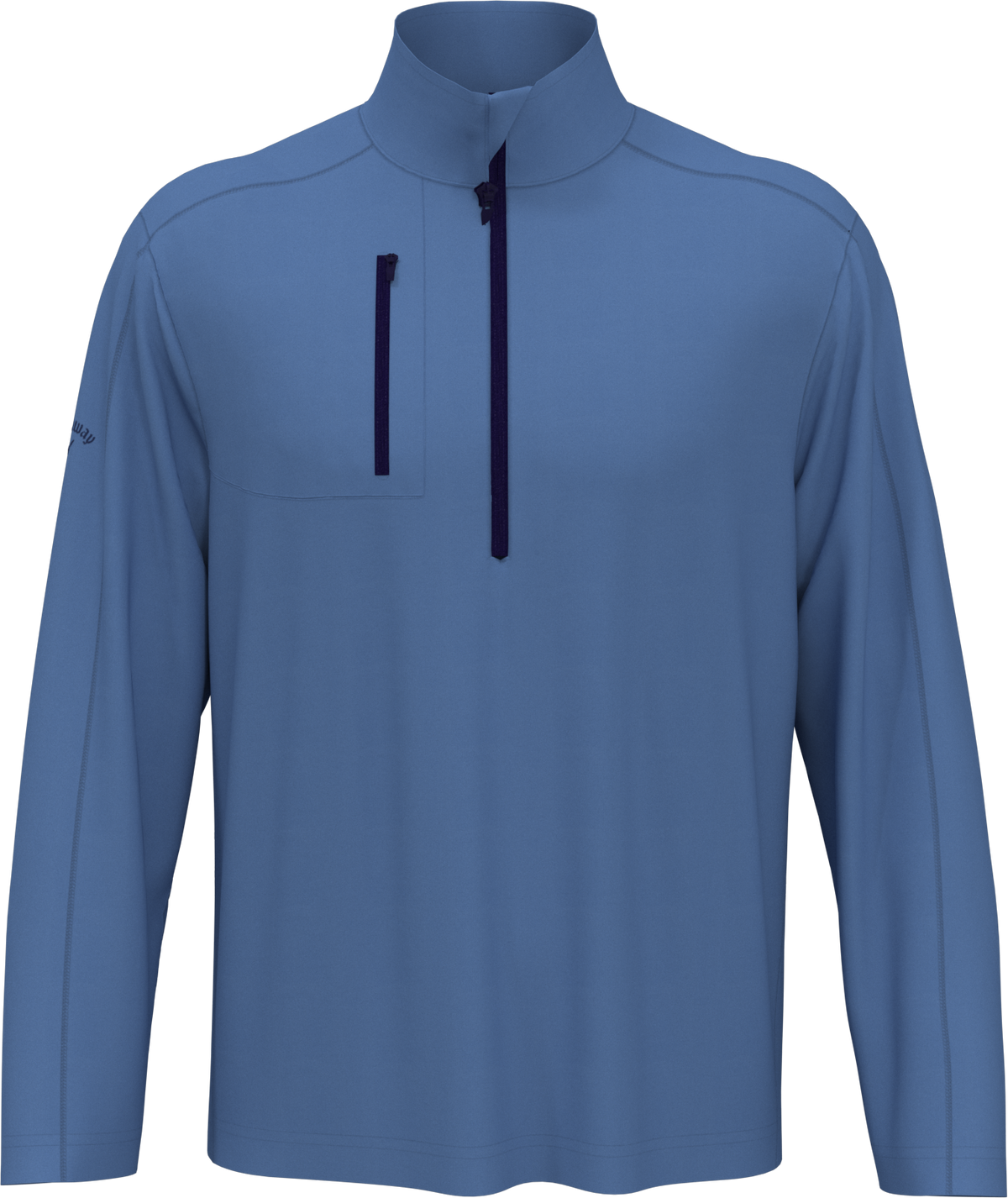 Callaway Golf Cgm742 Lightweight Long Sleeve 1/4 Zip Shirt - Coastal Fjord