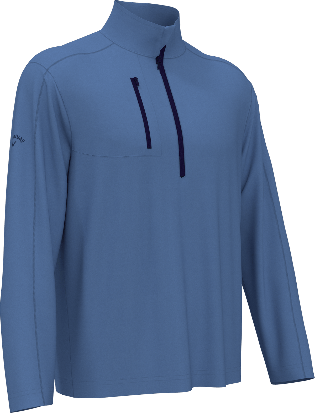 Callaway Golf Cgm742 Lightweight Long Sleeve 1/4 Zip Shirt - Coastal Fjord