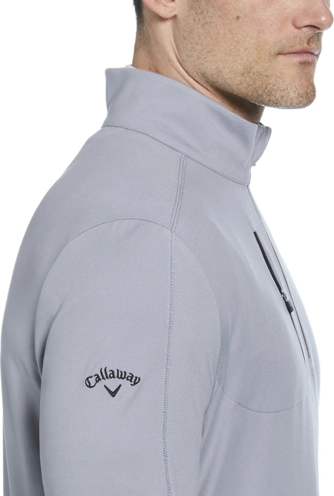 Callaway Golf Cgm742 Lightweight Long Sleeve 1/4 Zip Shirt - Tradewinds