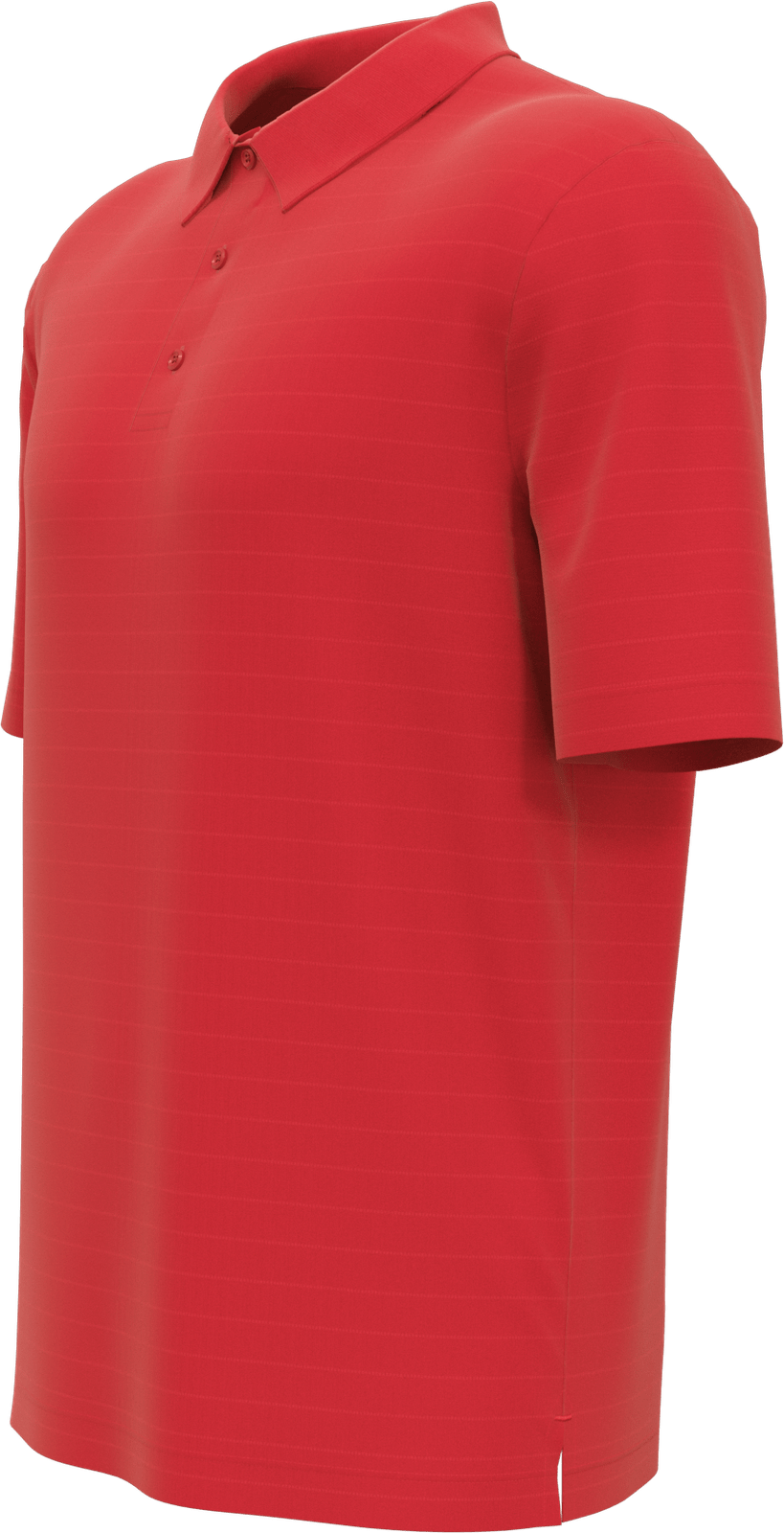 Callaway Golf Cgm754 Men’s Short Sleeve Eco Horizontal Textured Polo - Salsa