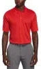 Callaway Golf Cgm754 Men’s Short Sleeve Eco Horizontal Textured Polo - Salsa