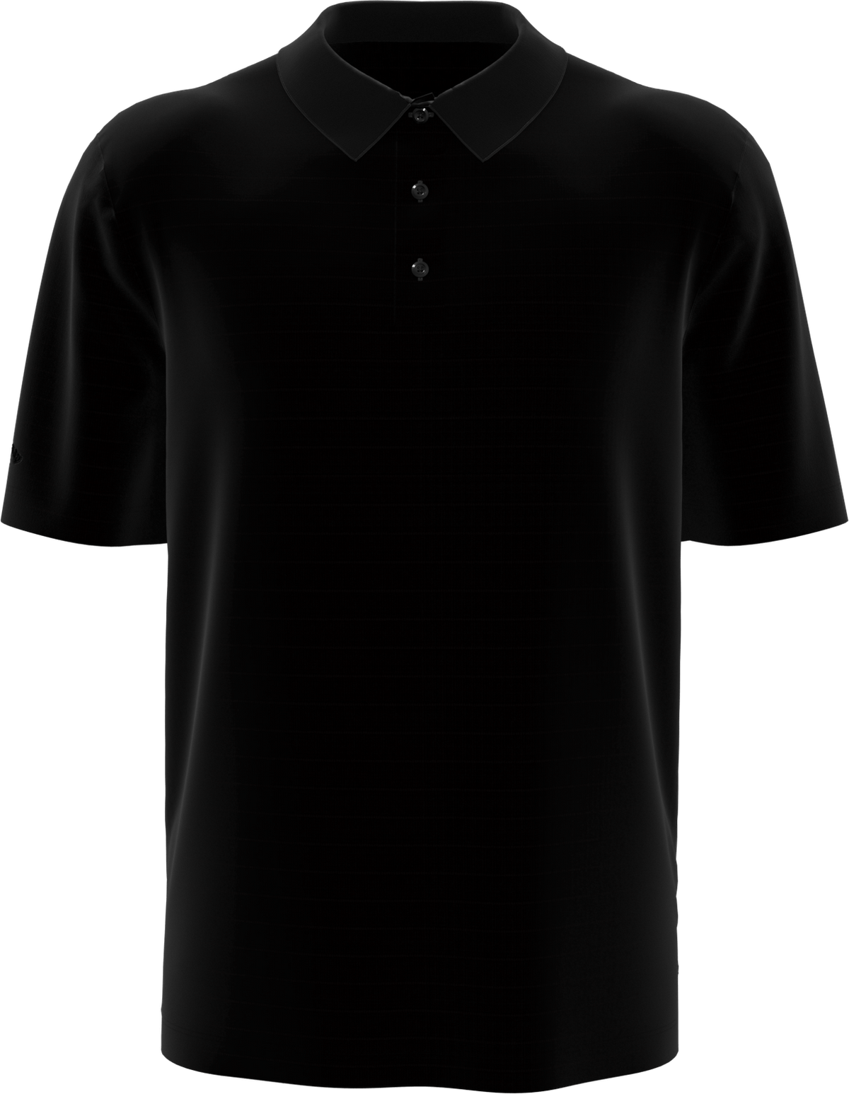 Callaway Golf Cgm754 Men’s Short Sleeve Eco Horizontal Textured Polo - Black