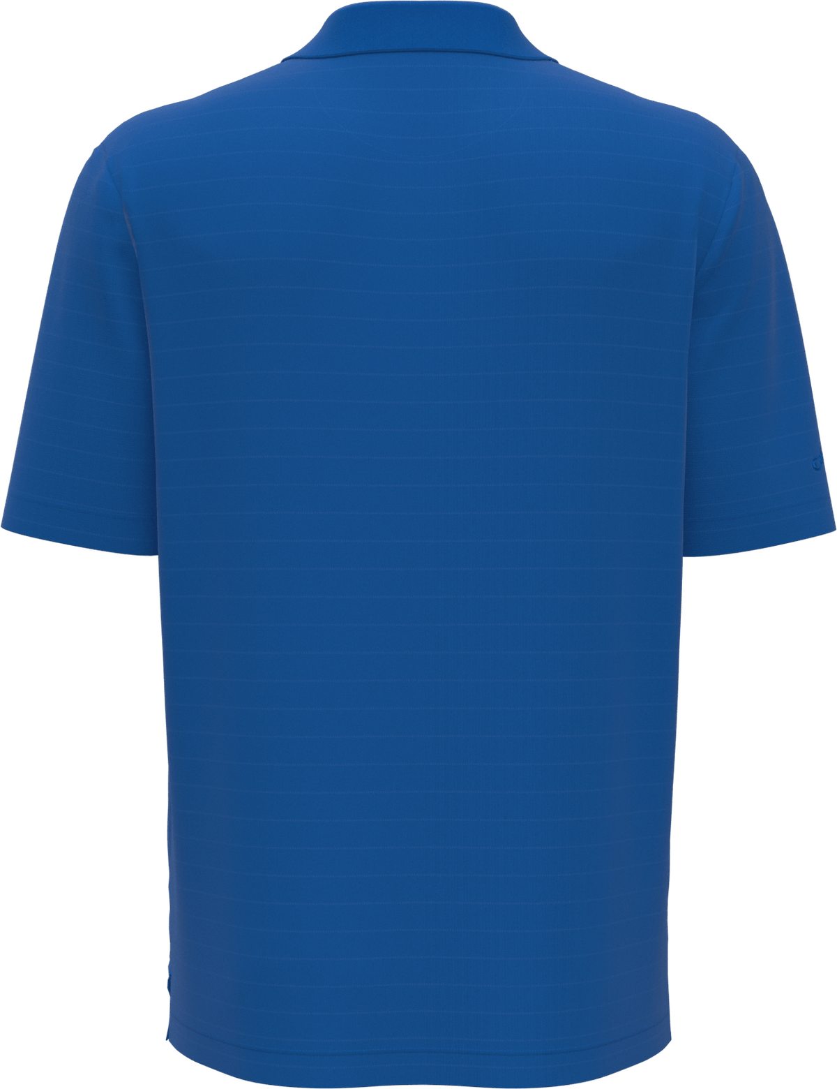 Callaway Golf Cgm754 Men’s Short Sleeve Eco Horizontal Textured Polo - Magnetic Blue
