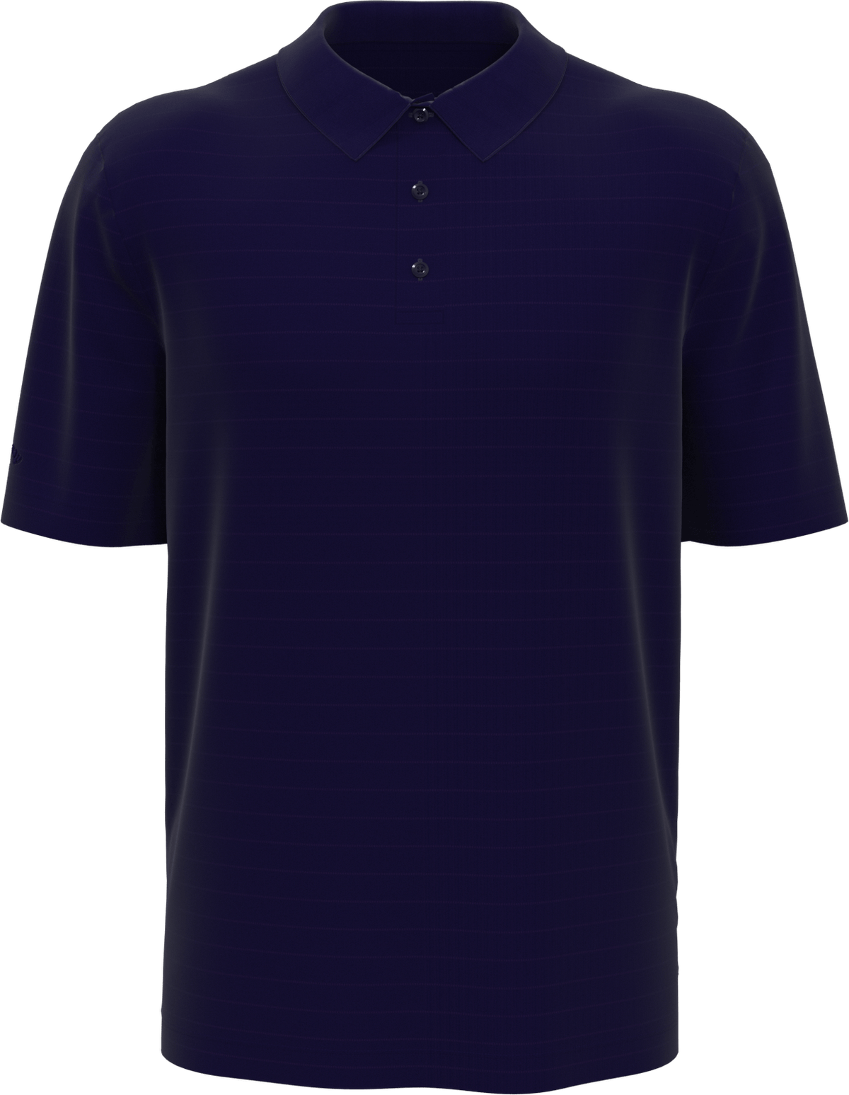 Callaway Golf Cgm754 Men’s Short Sleeve Eco Horizontal Textured Polo - Peacoat