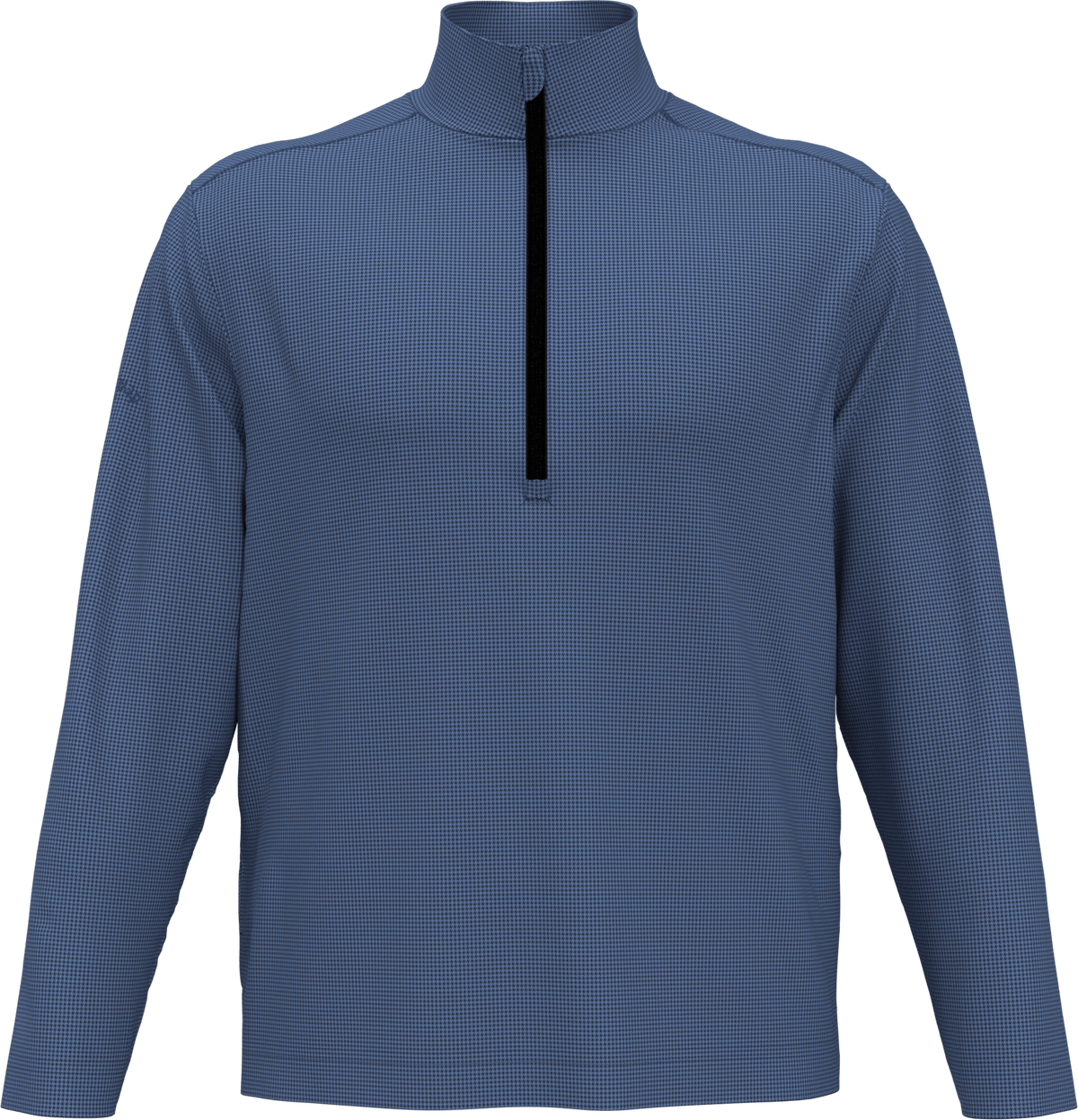 Callaway Golf Cgm768 Men’s Houndstooth 1/4 Zip Pullover - Peacoat