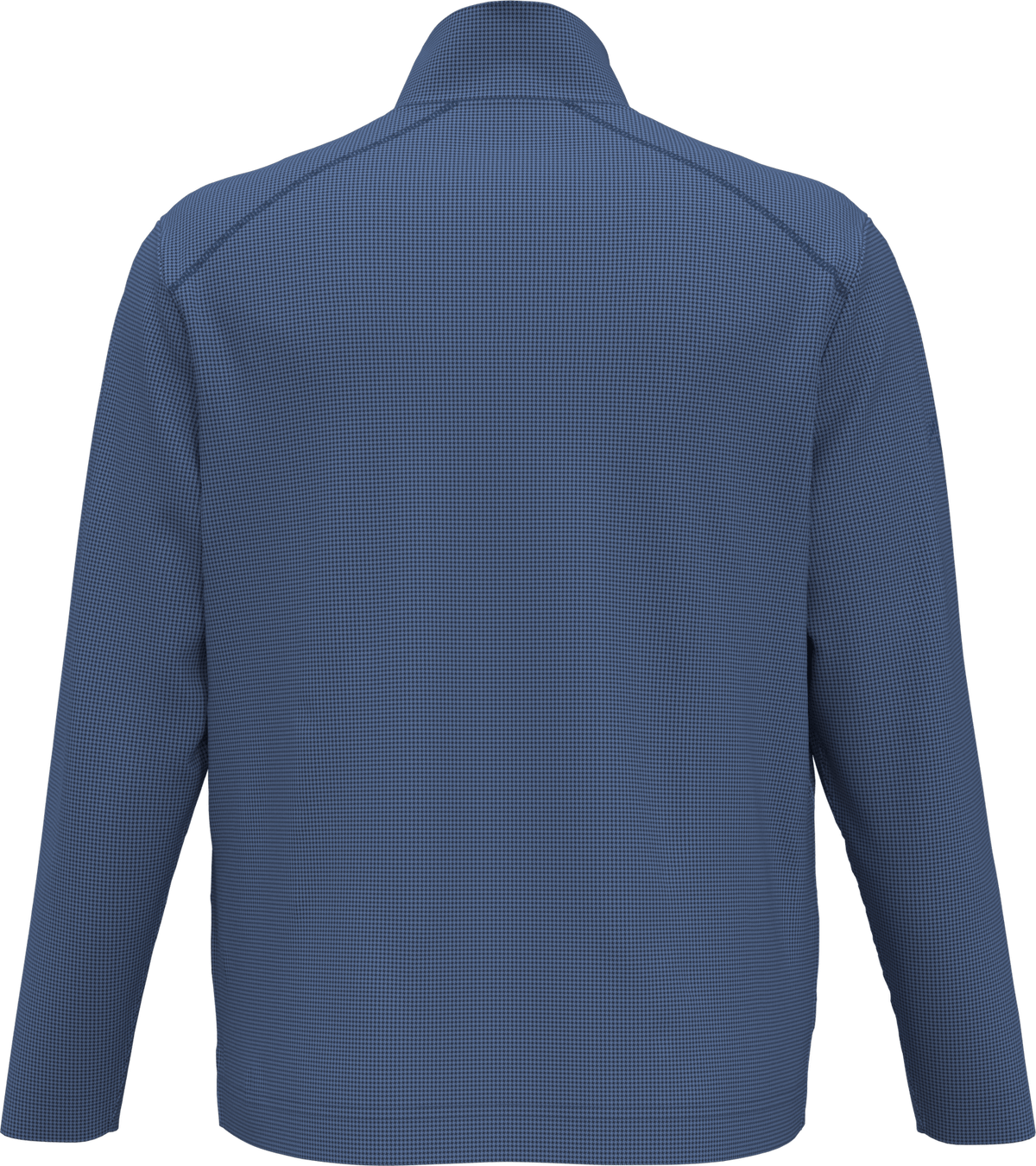 Callaway Golf Cgm768 Men’s Houndstooth 1/4 Zip Pullover - Peacoat
