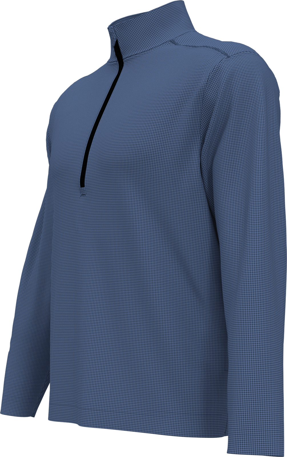 Callaway Golf Cgm768 Men’s Houndstooth 1/4 Zip Pullover - Peacoat