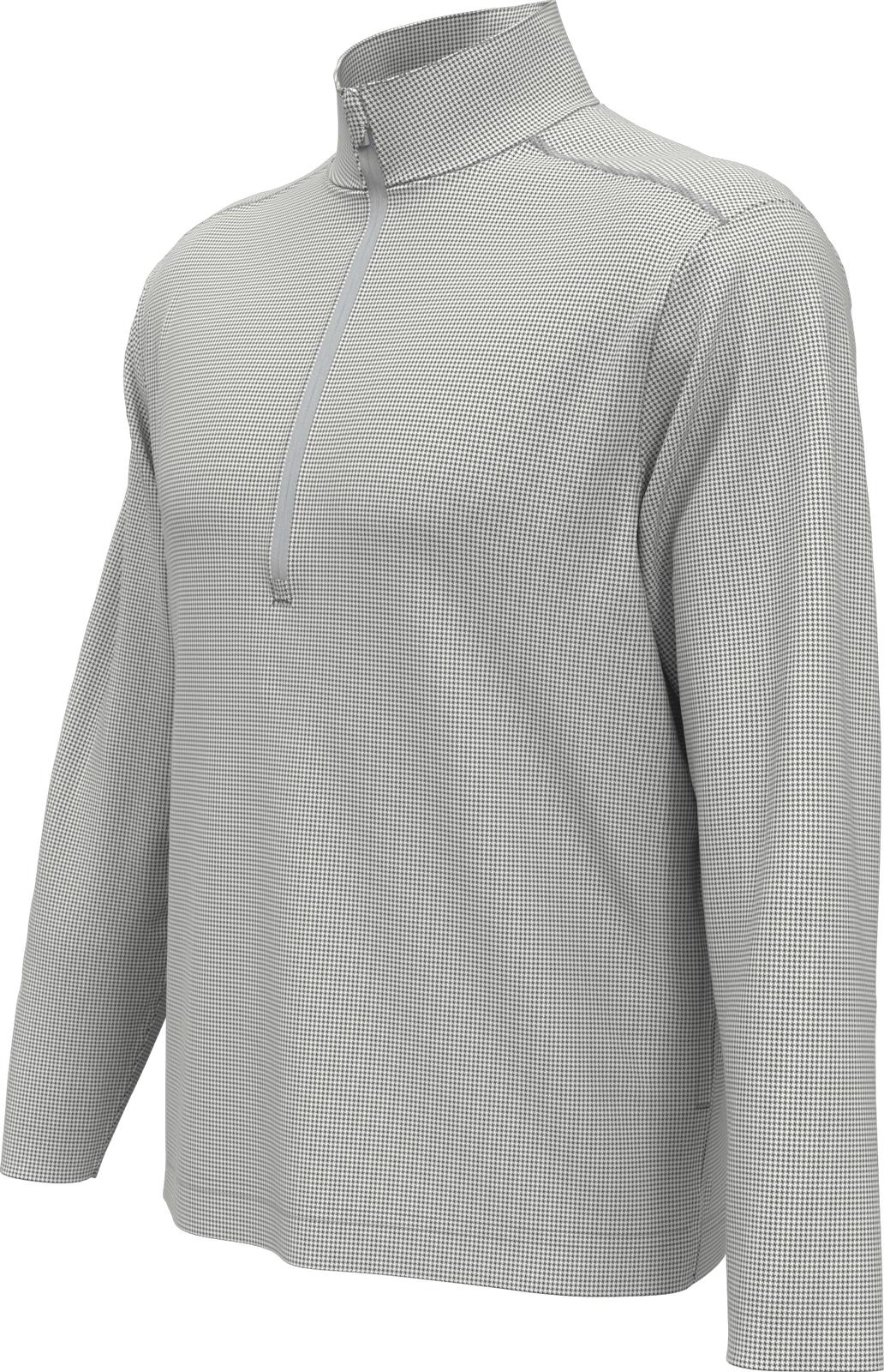 Callaway Golf Cgm768 Men’s Houndstooth 1/4 Zip Pullover - White