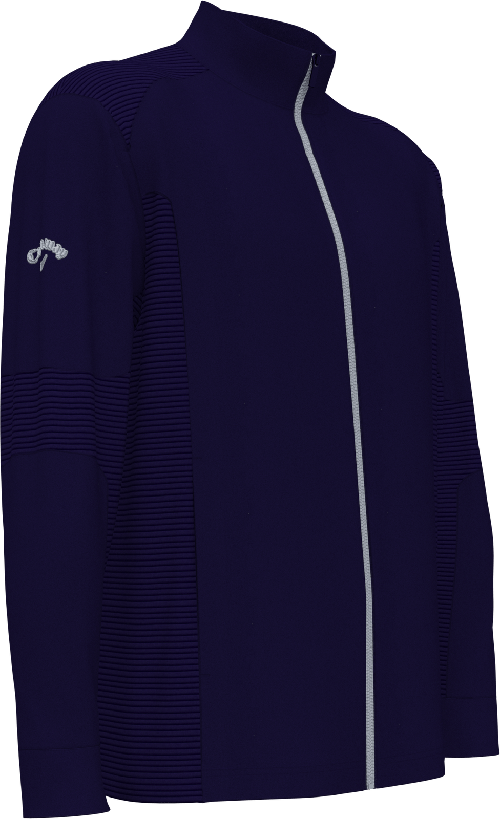 Callaway Golf Cgm771 Men’s Long Sleeve Full Zip Ottoman Jacket - Peacoat