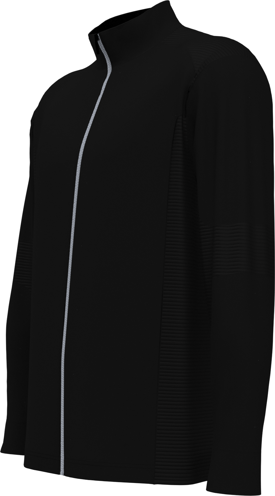 Callaway Golf Cgm771 Men’s Long Sleeve Full Zip Ottoman Jacket - Black