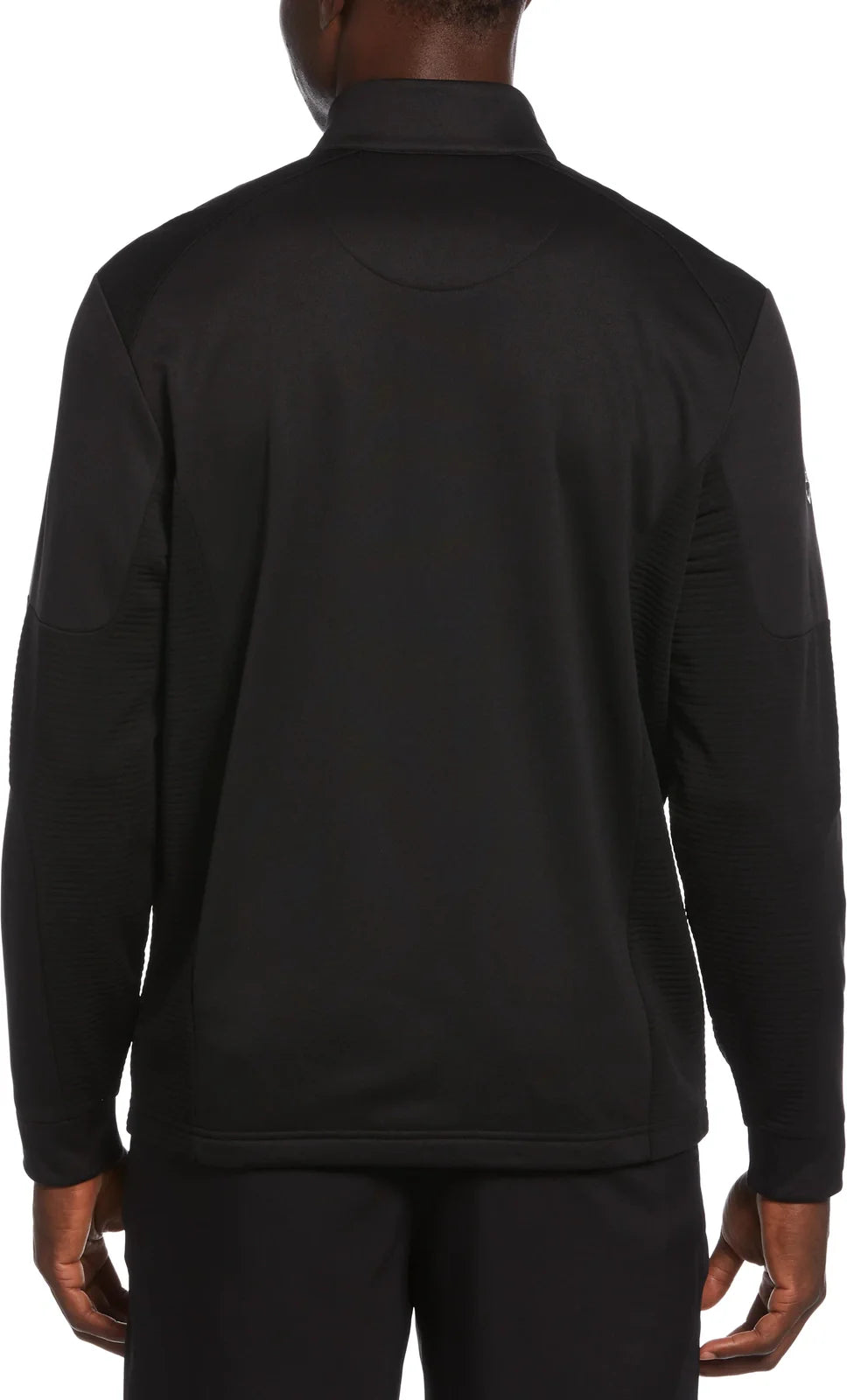 Callaway Golf Cgm771 Men’s Long Sleeve Full Zip Ottoman Jacket - Black