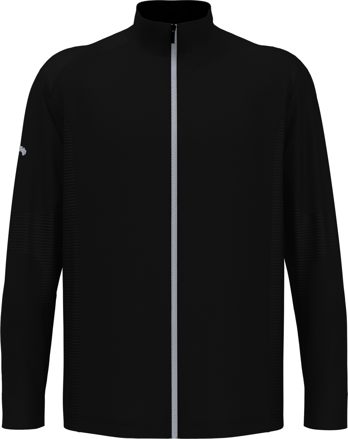 Callaway Golf Cgm771 Men’s Long Sleeve Full Zip Ottoman Jacket - Black