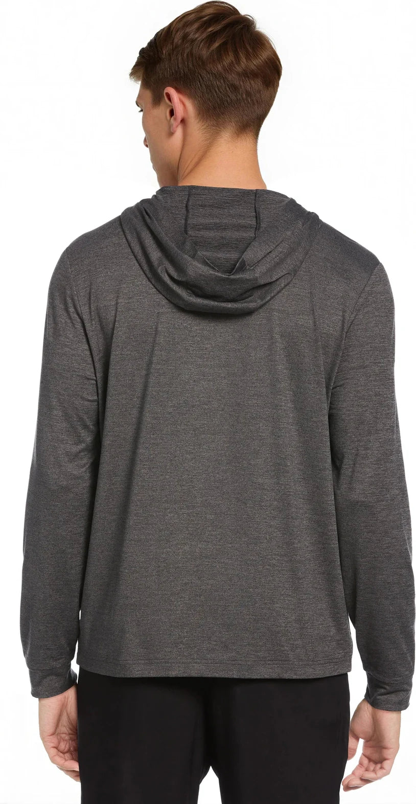 Callaway Golf Cgm774 Men’s Long Sleeve Soft Touch Hoodie - Black Heather