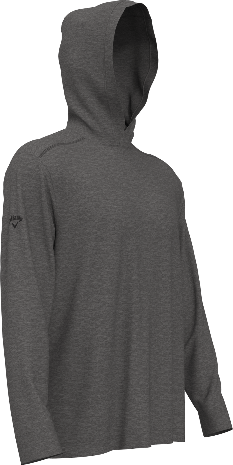 Callaway Golf Cgm774 Men’s Long Sleeve Soft Touch Hoodie - Black Heather