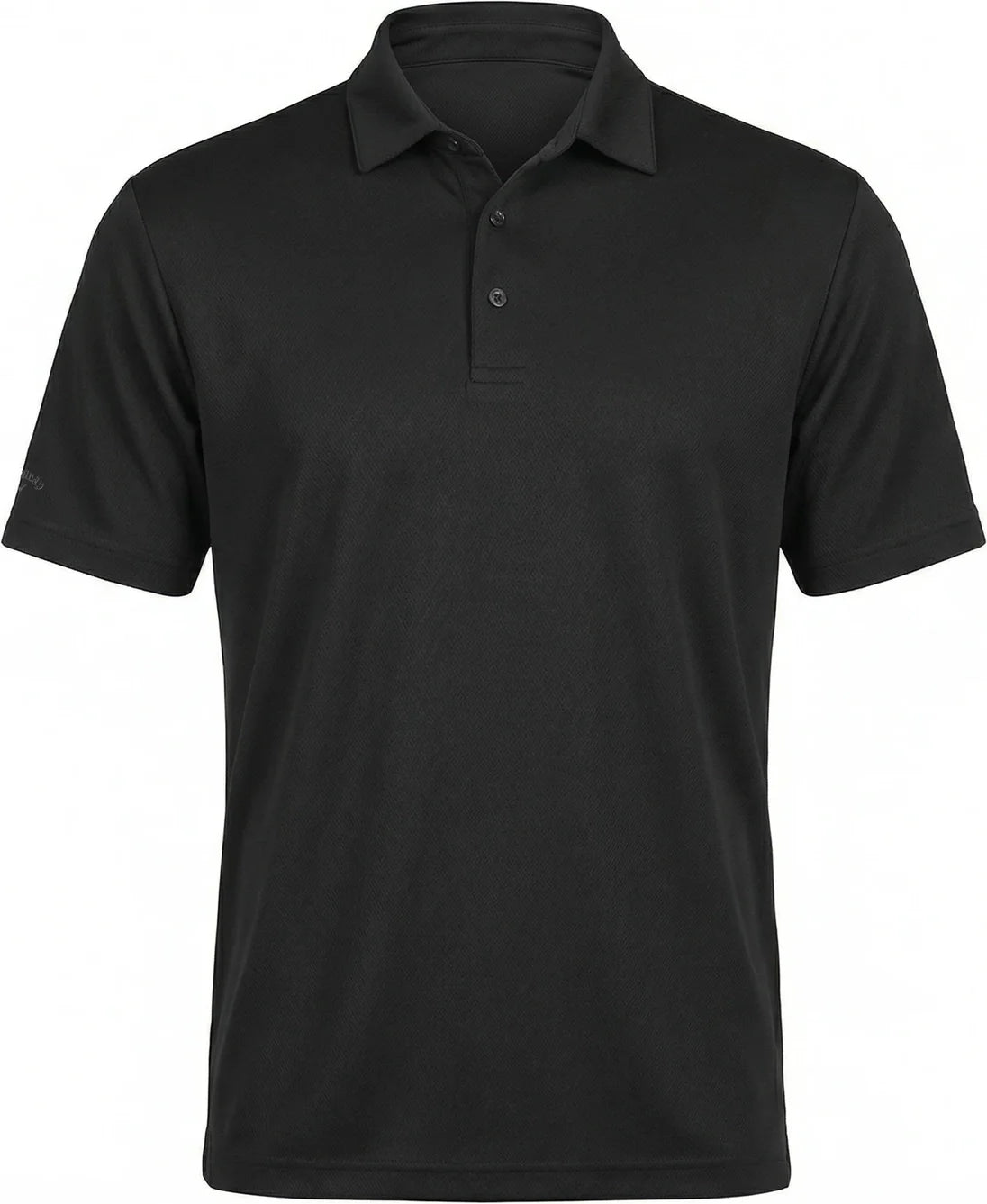 Callaway Golf Cgm776 Short Sleeve Men’s Micro Texture Polo - Black