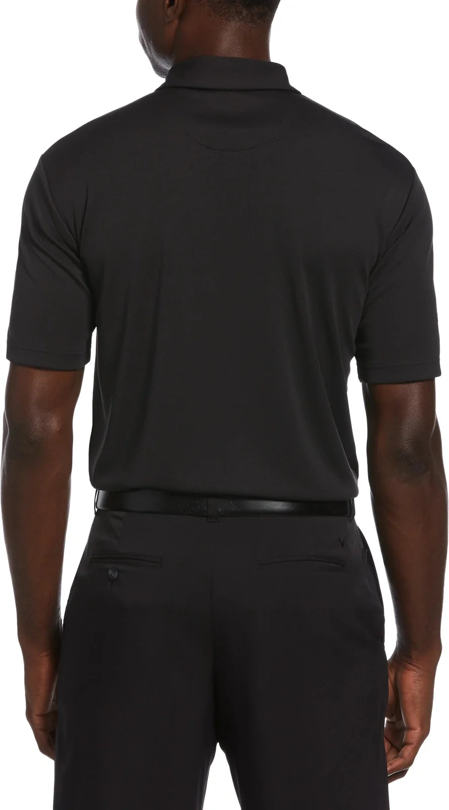 Callaway Golf Cgm776 Short Sleeve Men’s Micro Texture Polo - Black