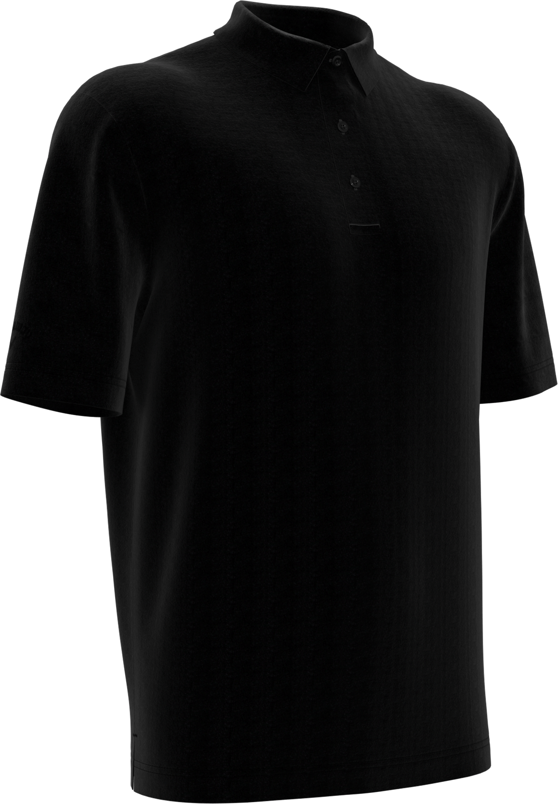 Callaway Golf Cgm776 Short Sleeve Men’s Micro Texture Polo - Black