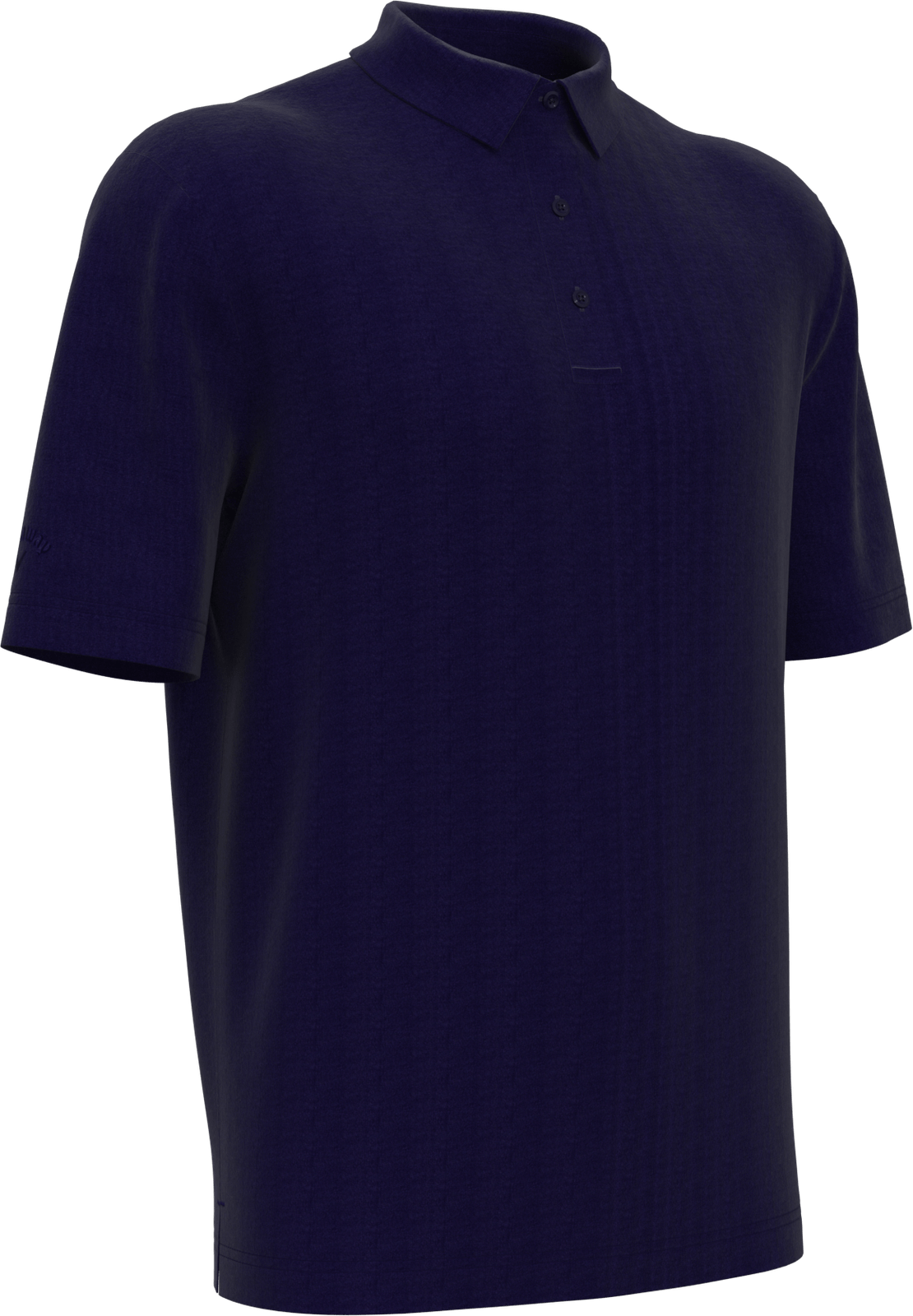 Callaway Golf Cgm776 Short Sleeve Men’s Micro Texture Polo - Peacoat