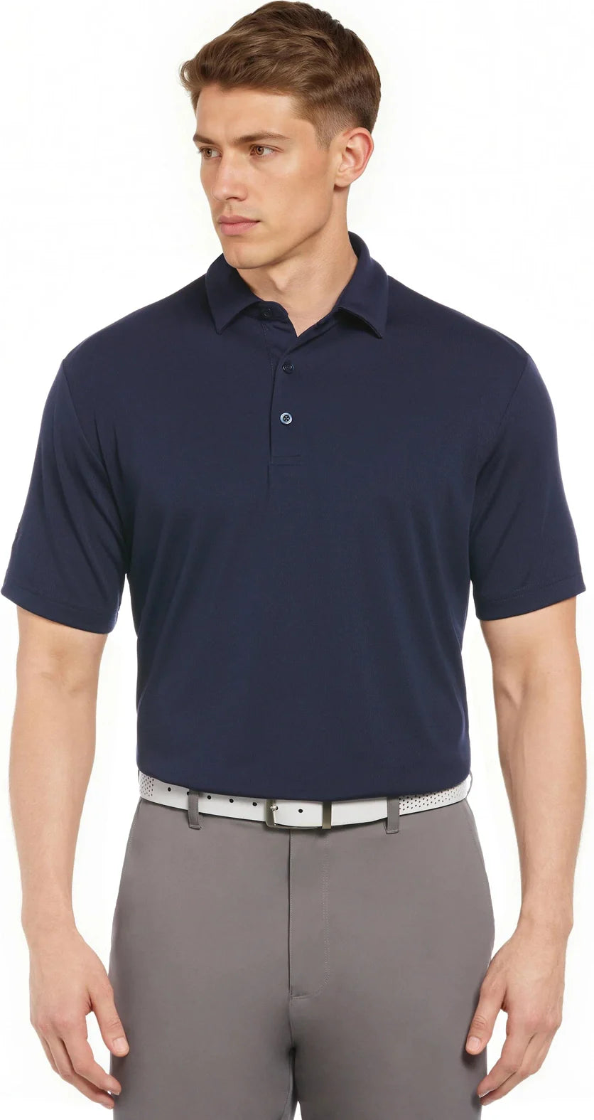 Callaway Golf Cgm776 Short Sleeve Men’s Micro Texture Polo - Peacoat - Adult s