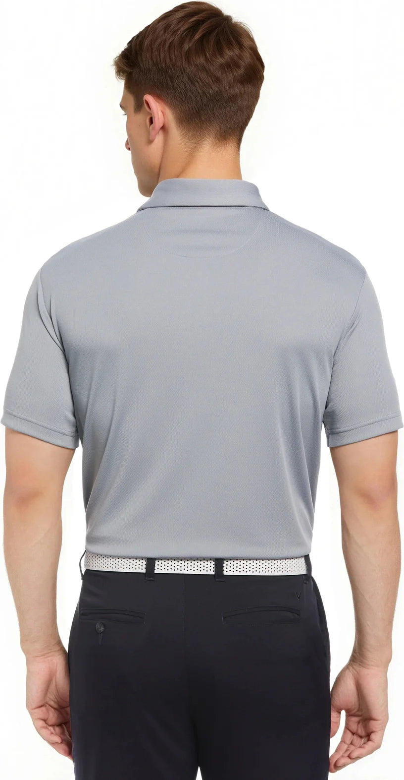 Callaway Golf Cgm776 Short Sleeve Men’s Micro Texture Polo - Tradewinds