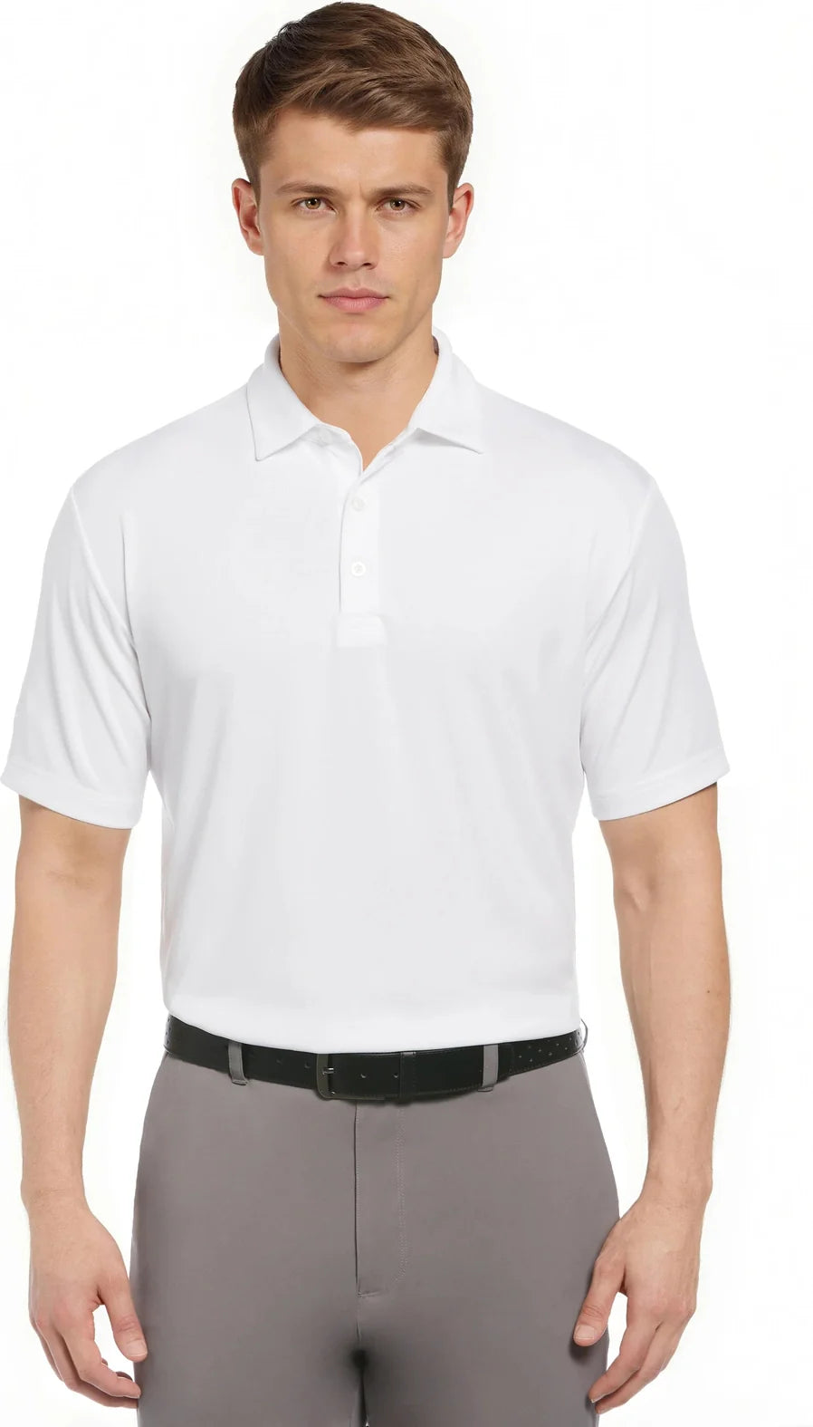 Callaway Golf Cgm776 Short Sleeve Men’s Micro Texture Polo - White - Adult s