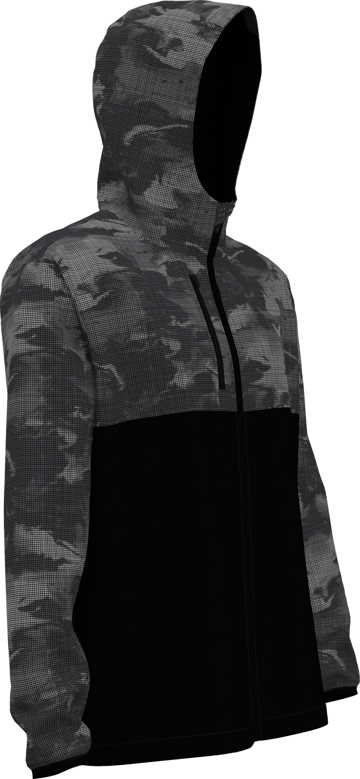 Callaway Golf Cgm788 Men’s Long Sleeve Packable Wind Jacket - Caviar