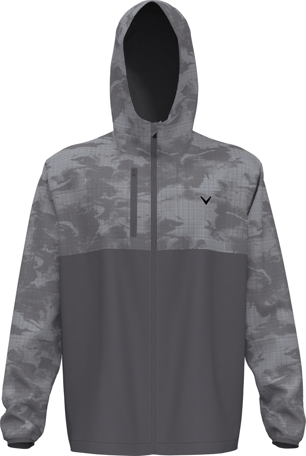 Callaway Golf Cgm788 Men’s Long Sleeve Packable Wind Jacket - Quiet Shade