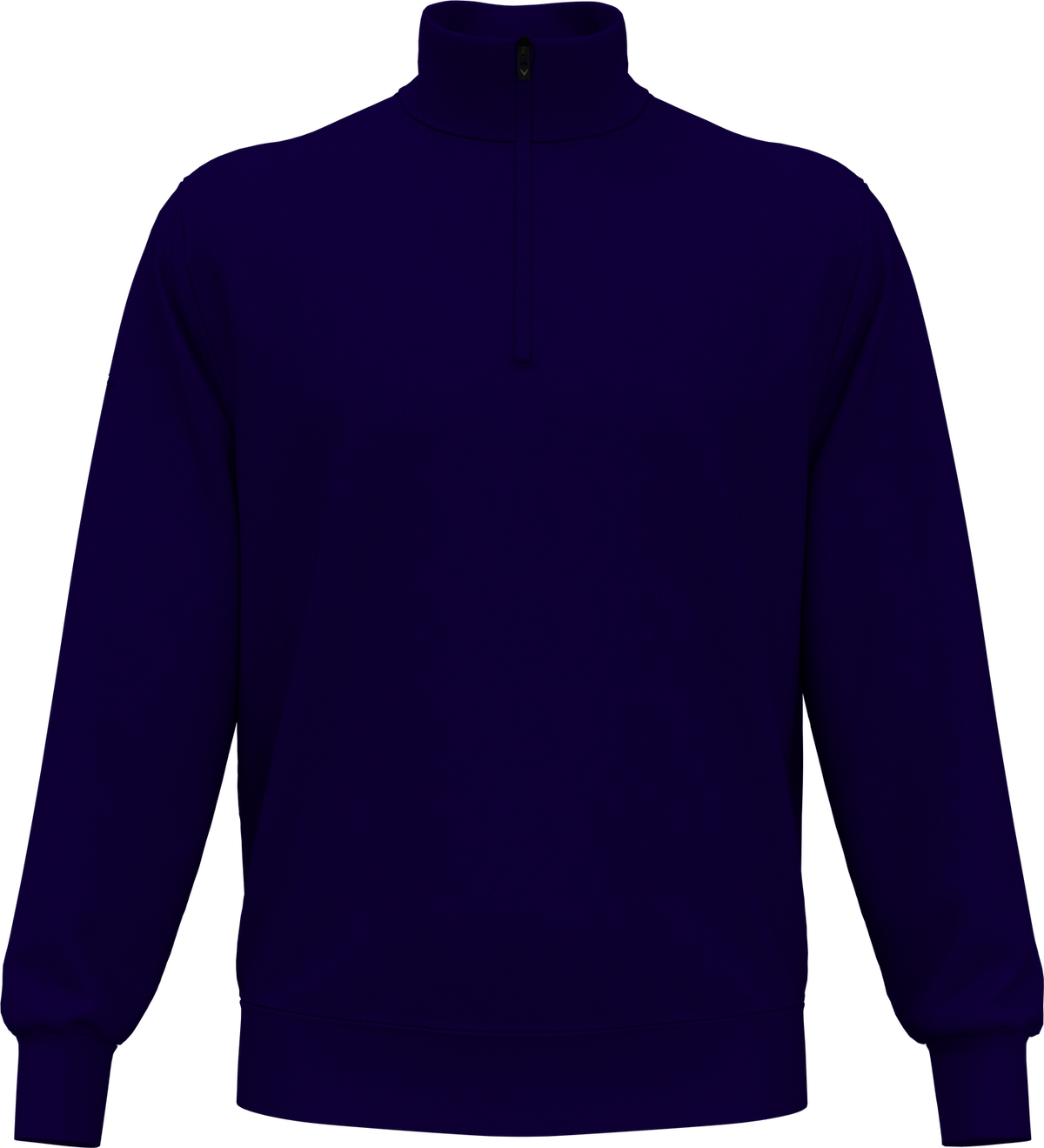 Callaway Golf Cgm790 Men’s Long Sleeve 1/4 Merino Sweater - Navy Blue