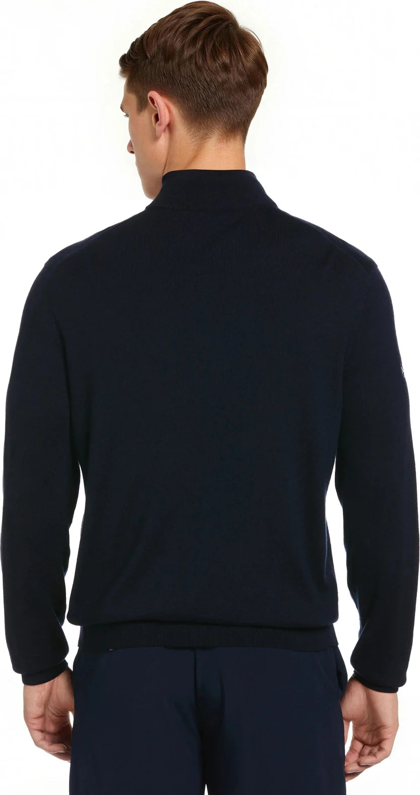Callaway Golf Cgm790 Men’s Long Sleeve 1/4 Merino Sweater - Navy Blue - Adult s